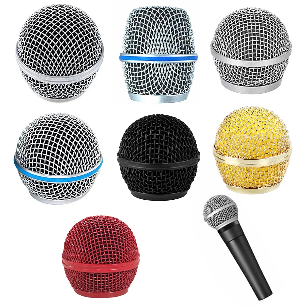 Shure Mic Mv7 - 1 قطعة ميكروفون شبكة رئيس المعادن