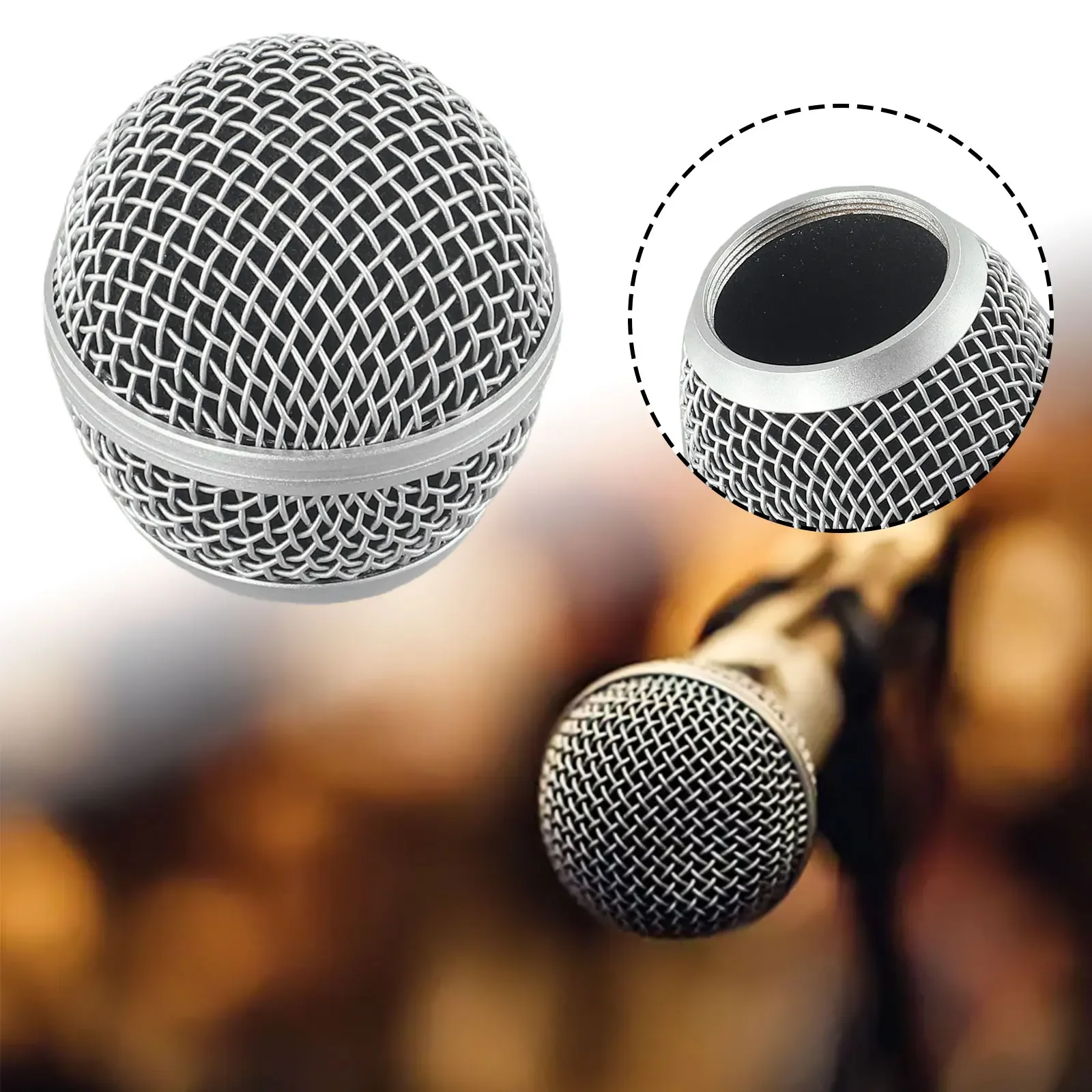1 قطعة ميكروفون شبكة رئيس المع - مراجعة Shure Mic Mv7 وسعره