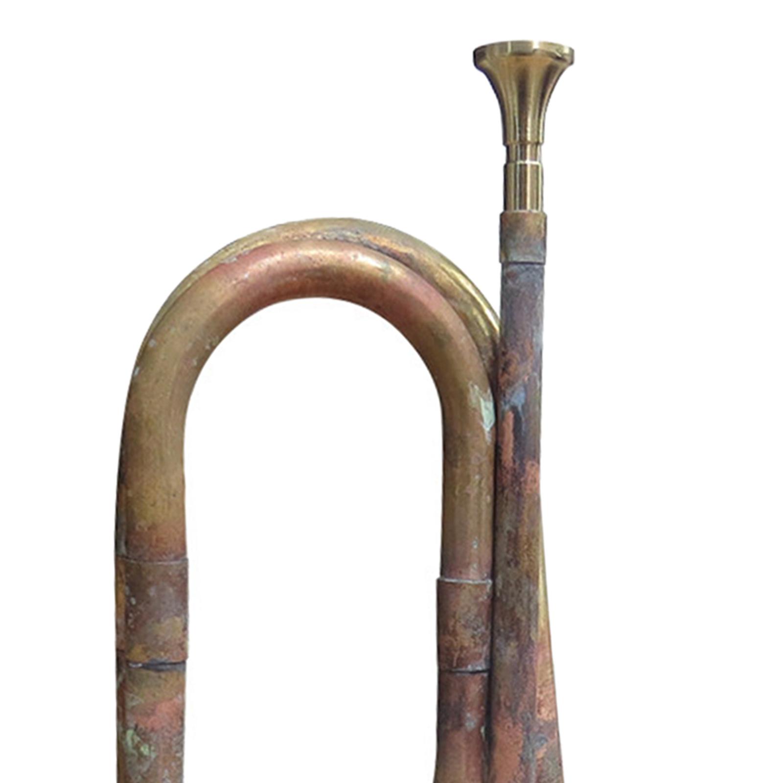 بوق عازف مع قطعة الفم بطول 12. - مراجعة Musical Instrument Bugle وسعره