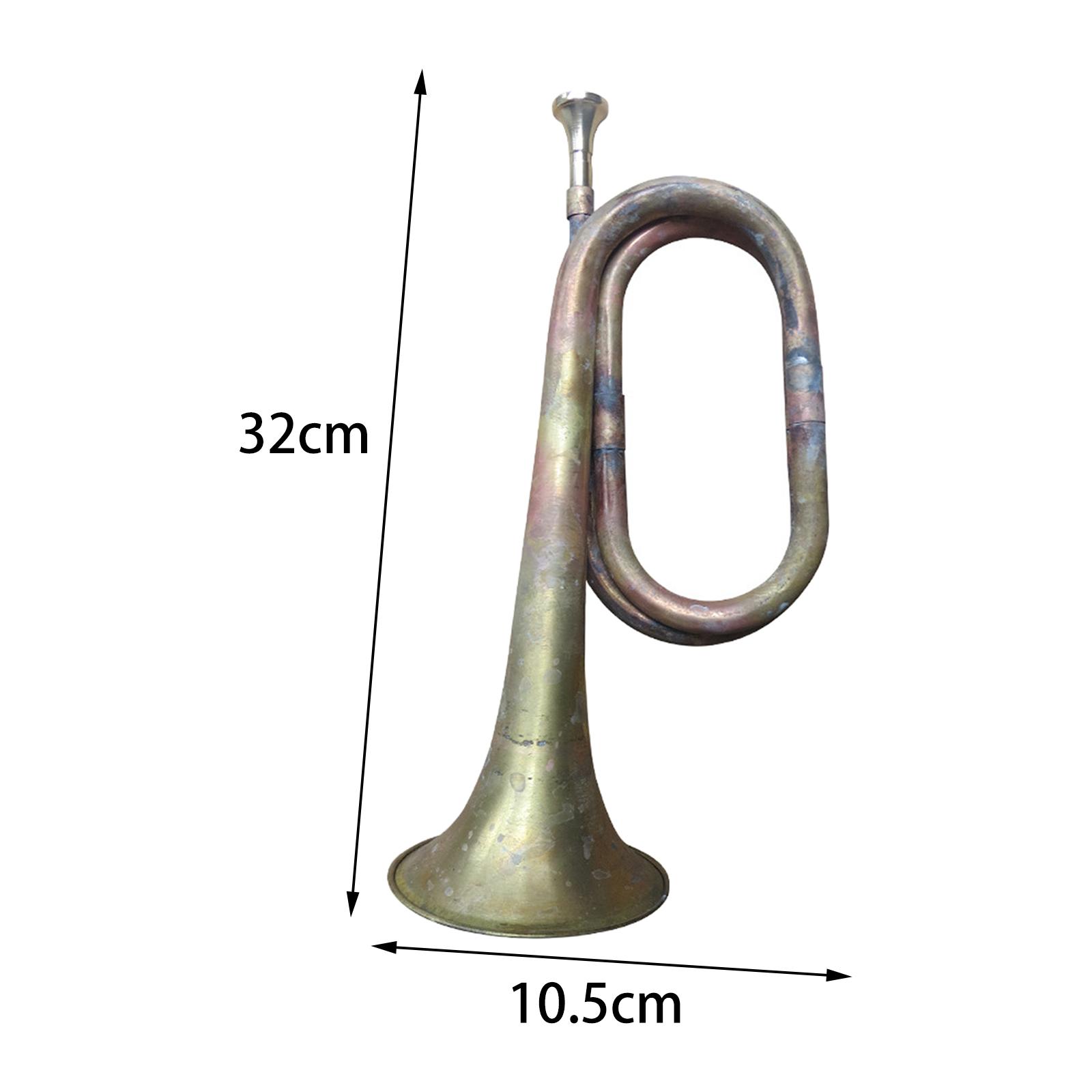 بوق عازف مع قطعة الفم بطول 12. - مراجعة Musical Instrument Bugle وسعره
